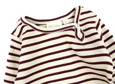 Petit Piao dark cherry/dark offwhite stribet body modal
